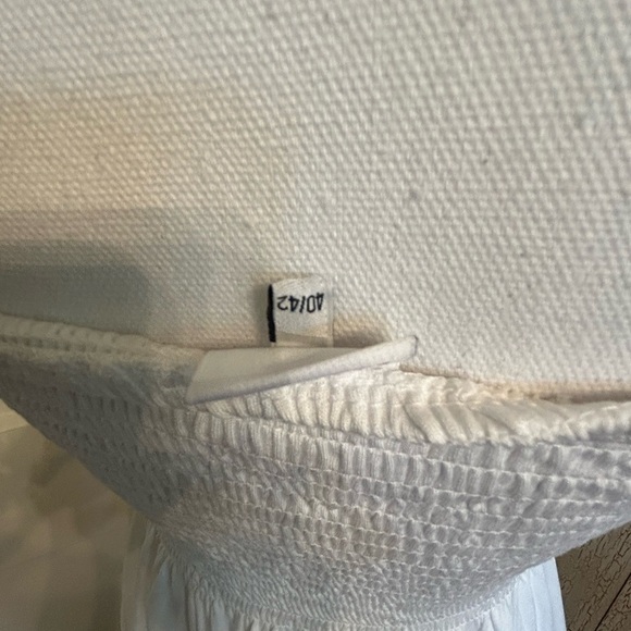 Lascana White Smocked Peplum Strapless Top - Picture 5 of 13